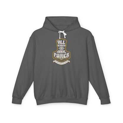 All Readers Have Power — Reader Armor Bookish Hoodie - geekycleary